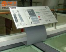 不銹鋼斜面立式落地牌制作