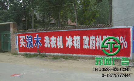 泰州墻體廣告制作公司 墻體廣告生產廠家選擇蘇通廣告