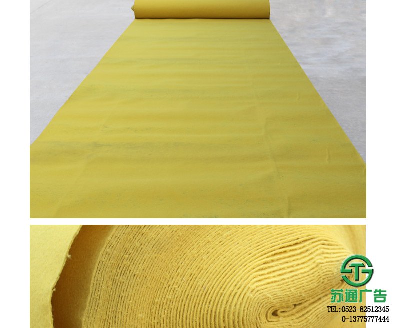 黃色的婚慶紅地毯圖片