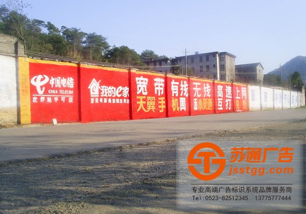 墻體廣告安裝，墻體廣告制作，墻體廣告廠家，泰州墻體廣告