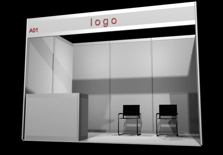 鋁料展位布展圖
