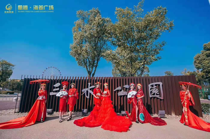 華燈璀璨 點亮姜堰10月26日凰騰·海姜廣場營銷中心盛大開放