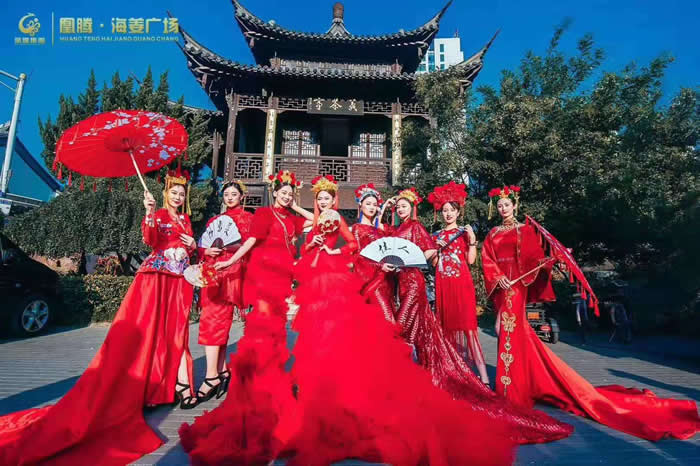 華燈璀璨 點亮姜堰10月26日凰騰·海姜廣場營銷中心盛大開放